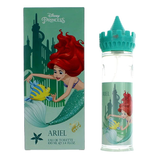 Disney Princess Castle Collection Eau de Toilette Spray, Ariel, 3.4 Ounce