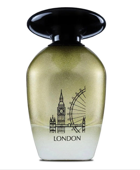 L'ORIENTALE FRAGRANCES Night De Paris London 100ml / 3.3oz - Oil-Based Perfumes for Women & Men, Unisex Amber Spicy Eau de Parfum - Long-Lasting Up to 24 Hours, Ideal for All Seasons